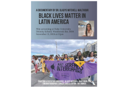 picture with manifastation march for event Black Lives matter in latin america